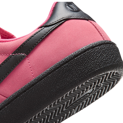 hot pink and black nike sb fc pack tennis classic with black sole on a white background