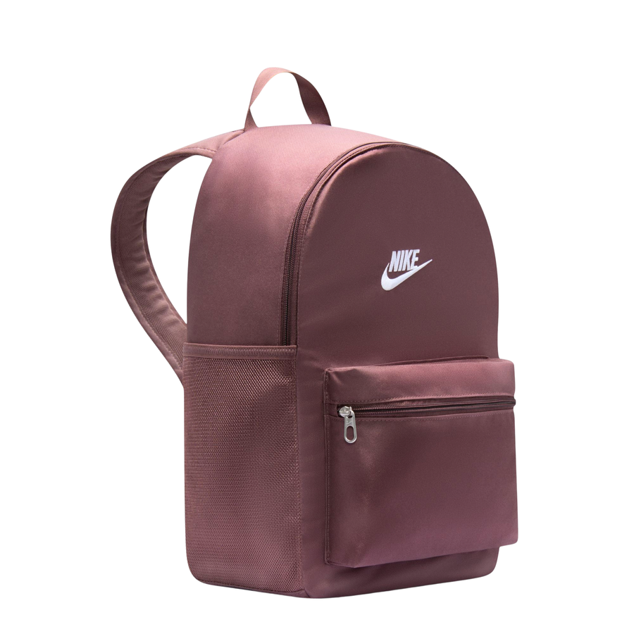 Nike backpack in brown with a white logo on a white background