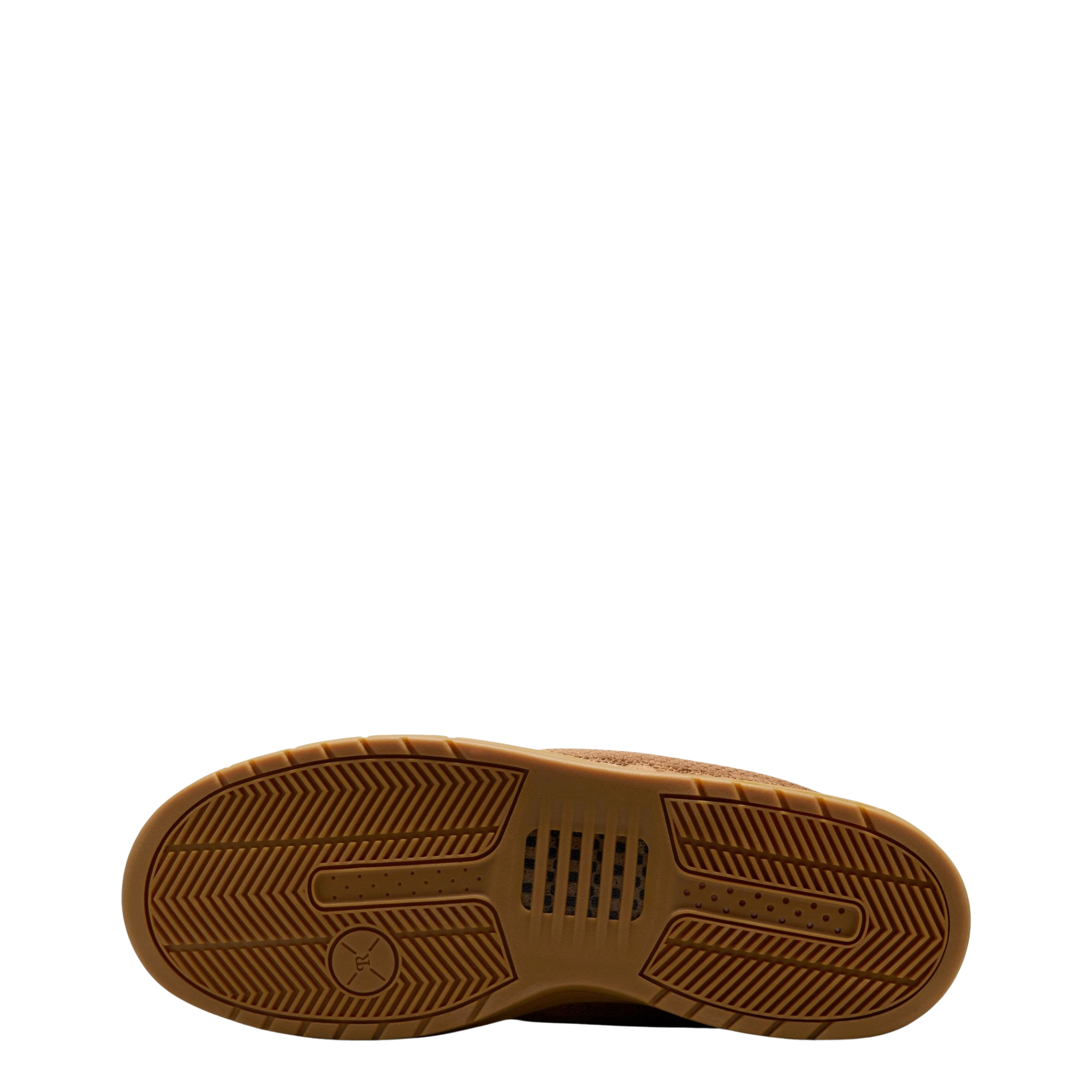 all tan nike sb paul rodriguez skateboard shoe on a white background