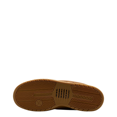 all tan nike sb paul rodriguez skateboard shoe on a white background