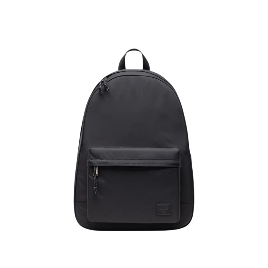 black herschel classic xl backpack on a white background