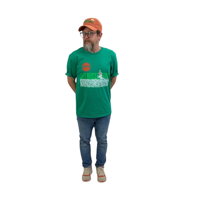 kelly green ski mississippi short sleeve t-shirt