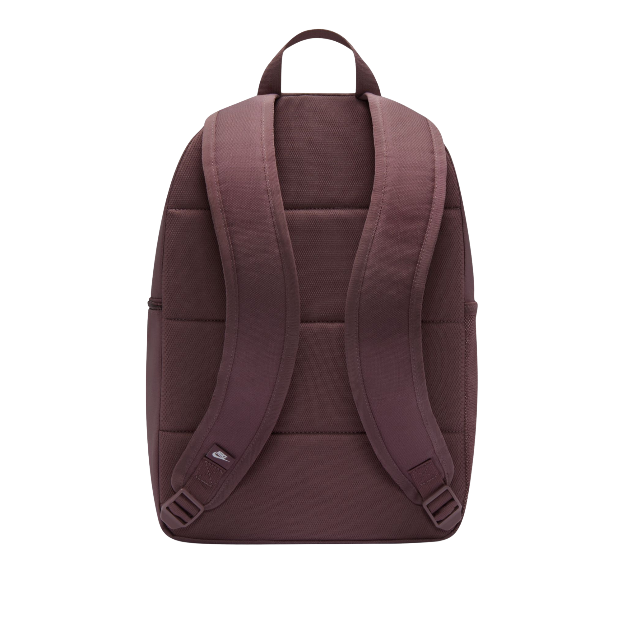 Nike backpack in brown with a white logo on a white background