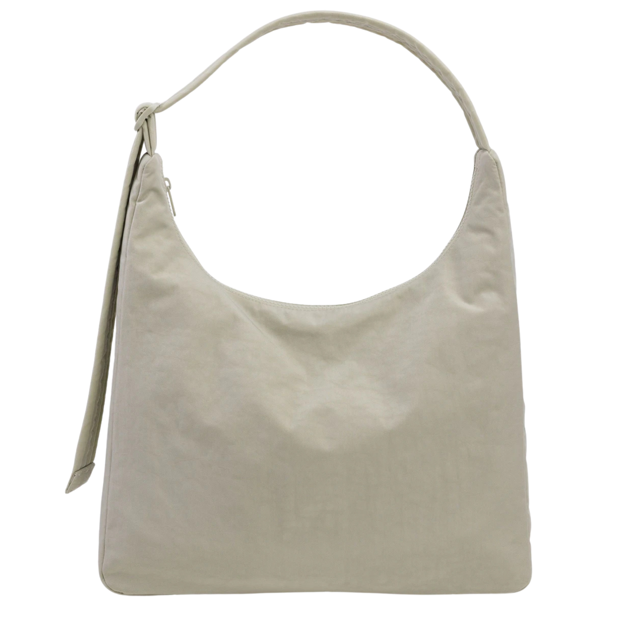 light green baggu women's nylon shoulder handbag on a white background