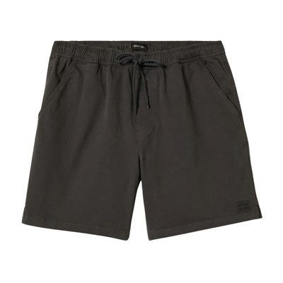 men's black brixton vintage wash short
