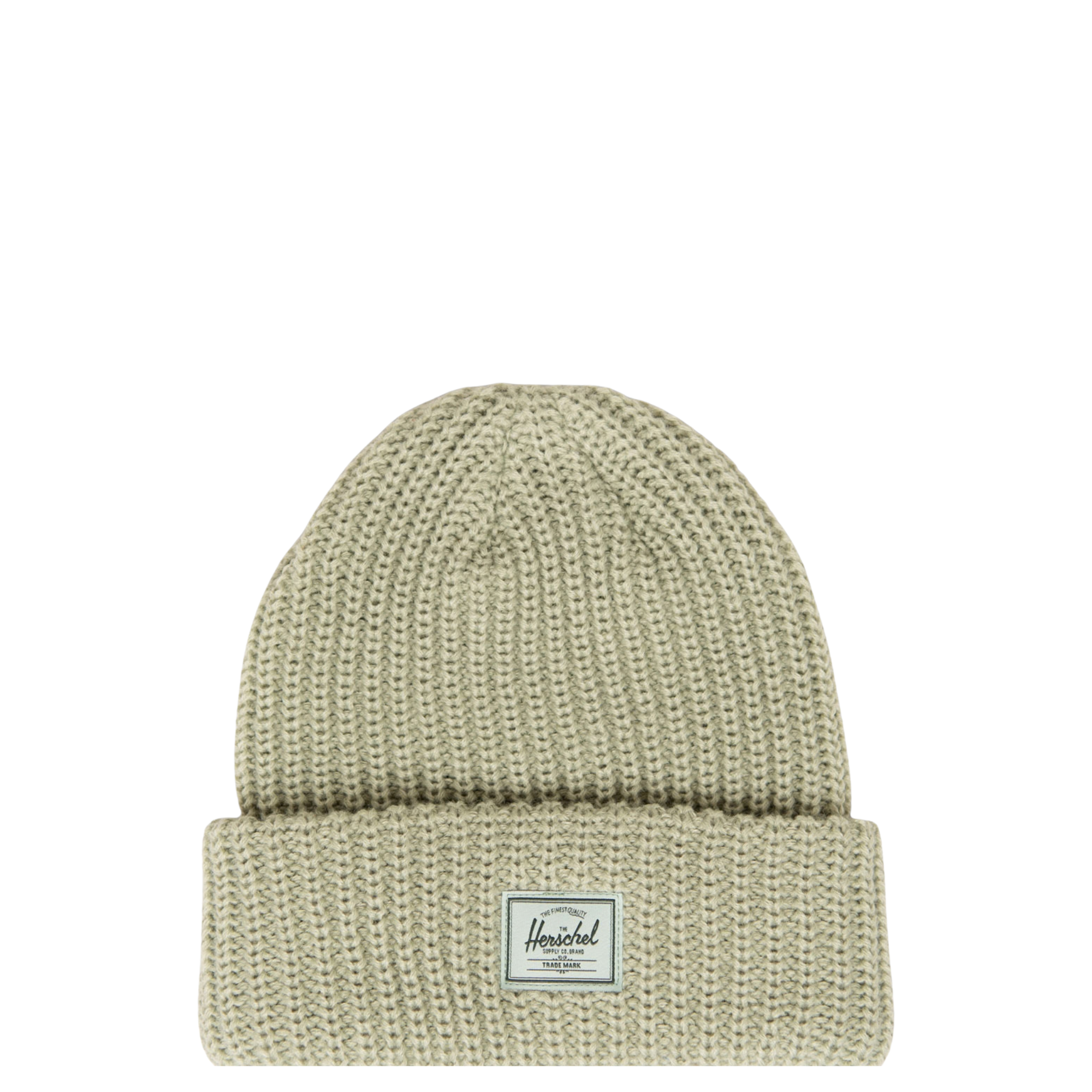 earthy green herschel douglas beanie on a white background