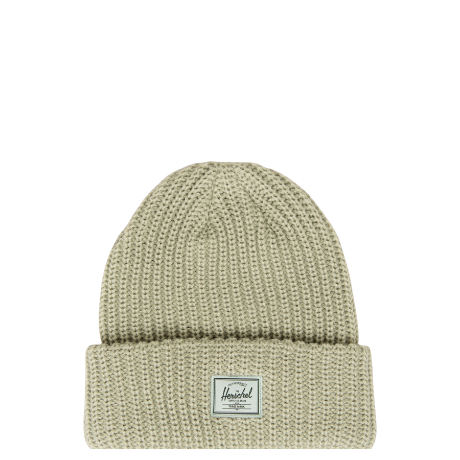 earthy green herschel douglas beanie on a white background