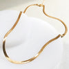 Wanderlust + Co. Edie Snake Chain Gold Necklace