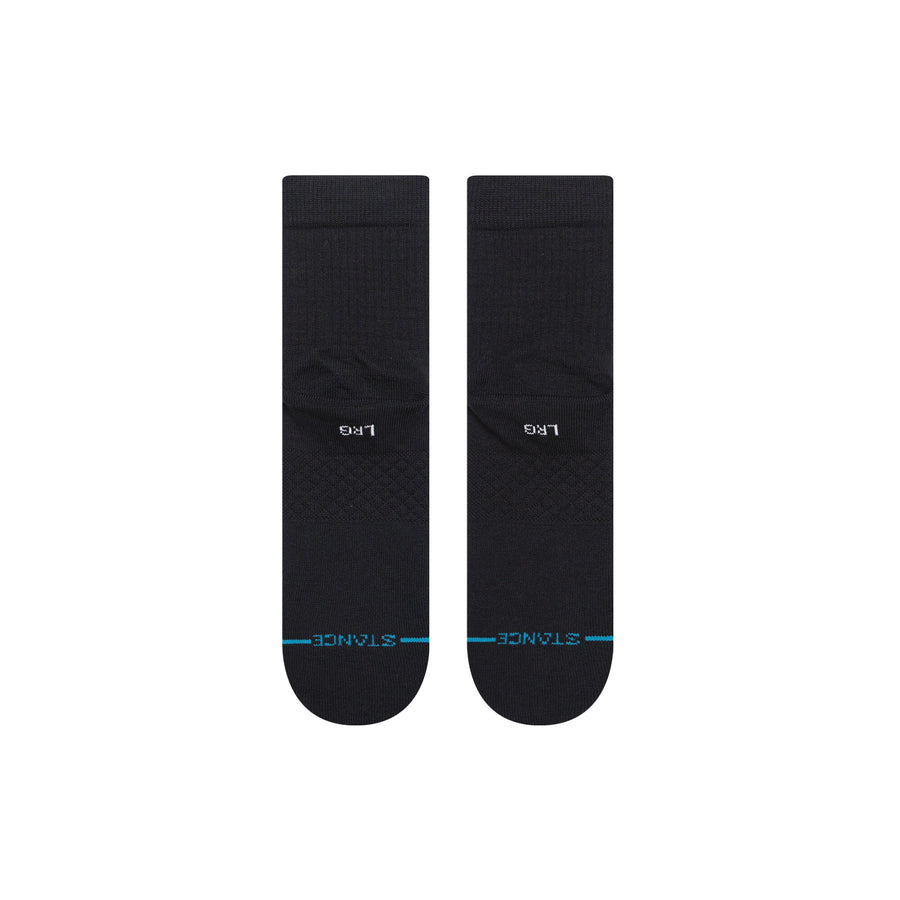 Stance Icon Quarter Mid-Cushion Socks - Black