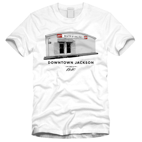 Beatty street downtown Jackson Mississippi tee shirt