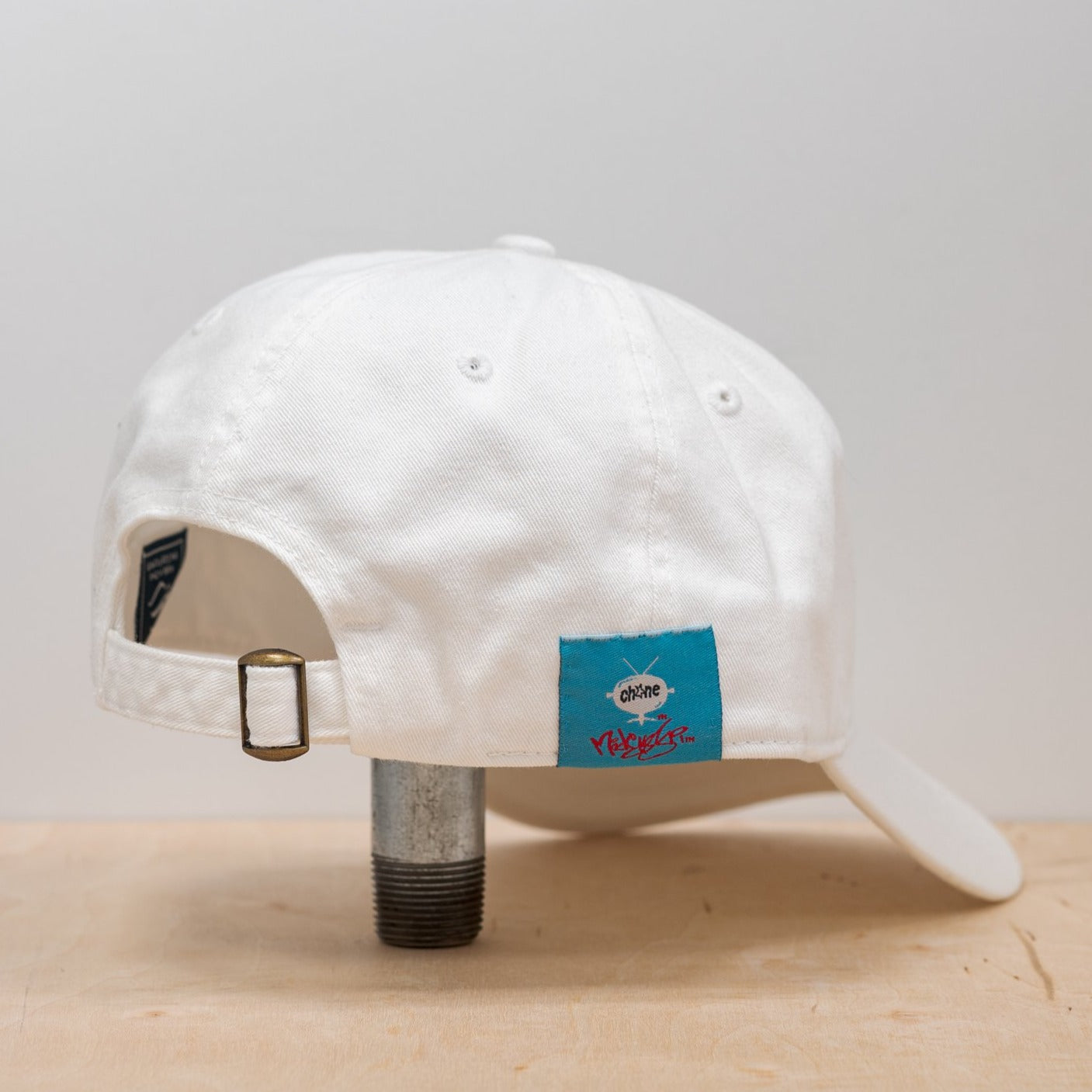 white jackson mississippi city flag embroidered hat