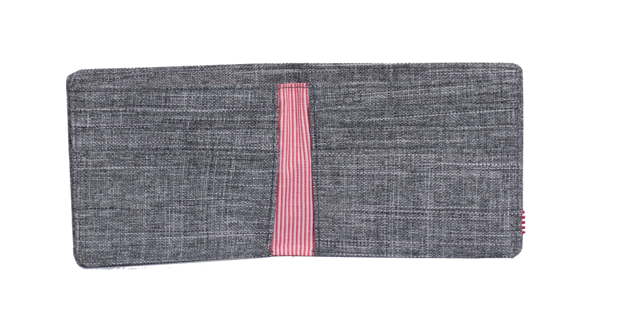 grey bi-fold herschel wallet