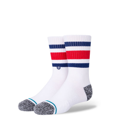 Stance Boyd St. Kids Socks - White/Blue