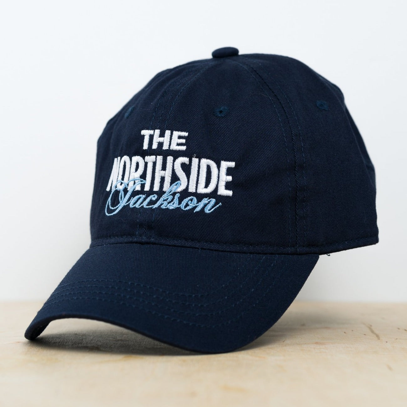navy blue embroidered hat with the northside jackson