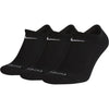 Nike SB Everyday Plus Cushion Training No-Show Socks 3-Pack - Black