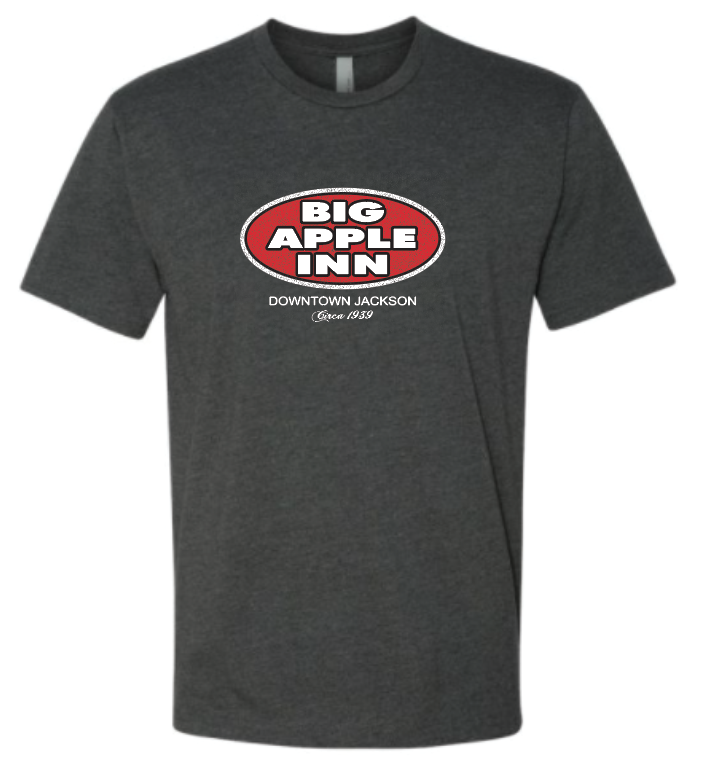 Tee shirt with Big Apple inn restaurant downtown Jackson logo