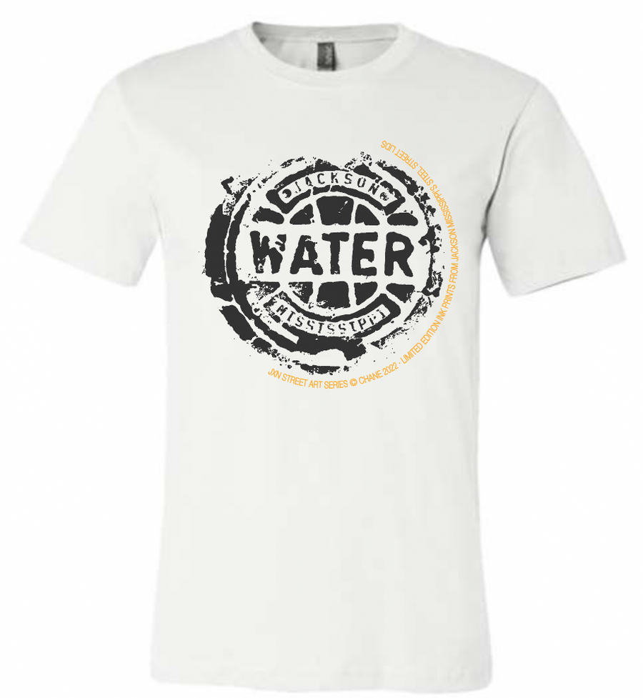 tee shirt from the project chane jackson mississippi sewer lid street art series