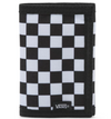 black and white checkerboard vans velcro wallet