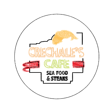 button of crecheles care seafood and steaks