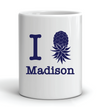I Pineapple Madison Mug