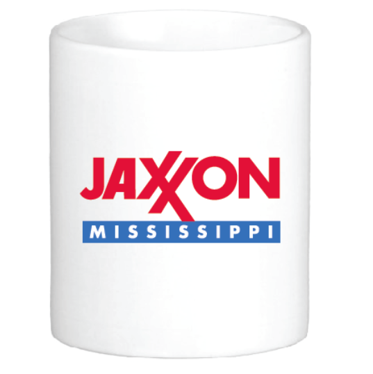coffee mug featuring a jackson mississippi exxon design