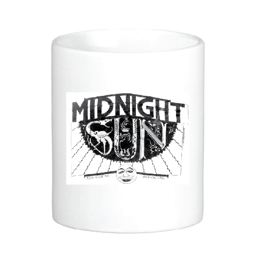 coffee mug featuring the midnight sun restaurant and bar jackson mississippi