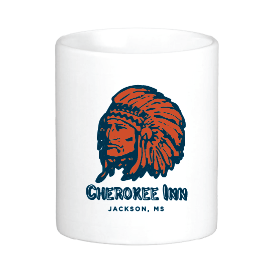 cherokee inn restaurant coffee mug jackson mississippi