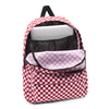 red and white checkerboard vans backpack with side pockets