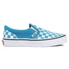 Vans Kids Slip-On - (Checkerboard) Caribbean Blue