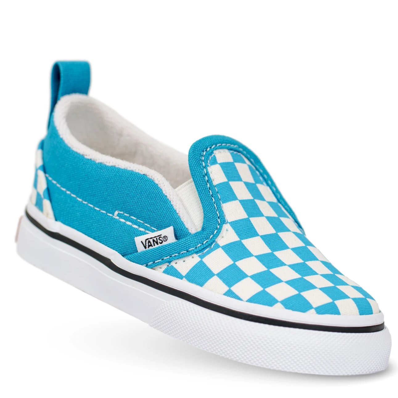 Checkered vans shops teal