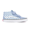 Vans Sk8-Mid Reissue V - (Color Theory Checkerboard) Ashley Blue