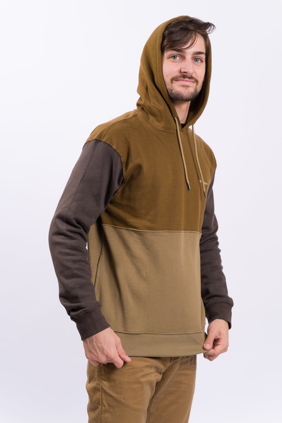 Volcom Divided Pullover Hoodie - Service Green
