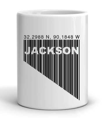 Jackson Barcode Mug