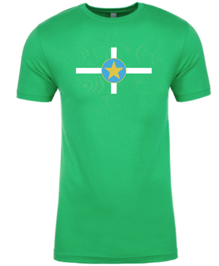 jackson mississippi city flag tee