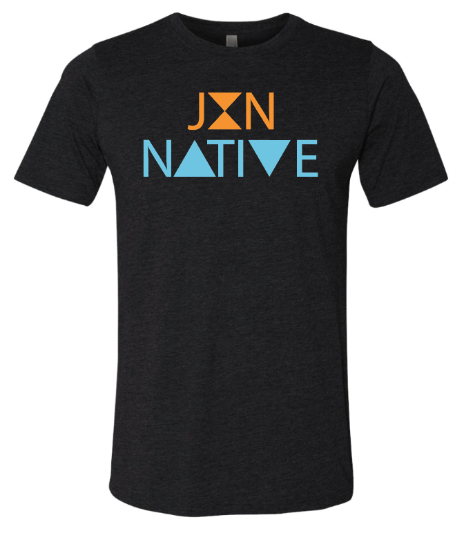 tee shirt with the slogan jackson native