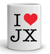 I Heart JX Mug