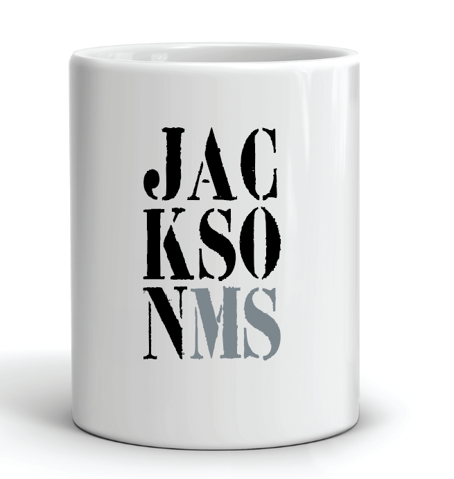 Jackson, Mississippi Stencil Mug
